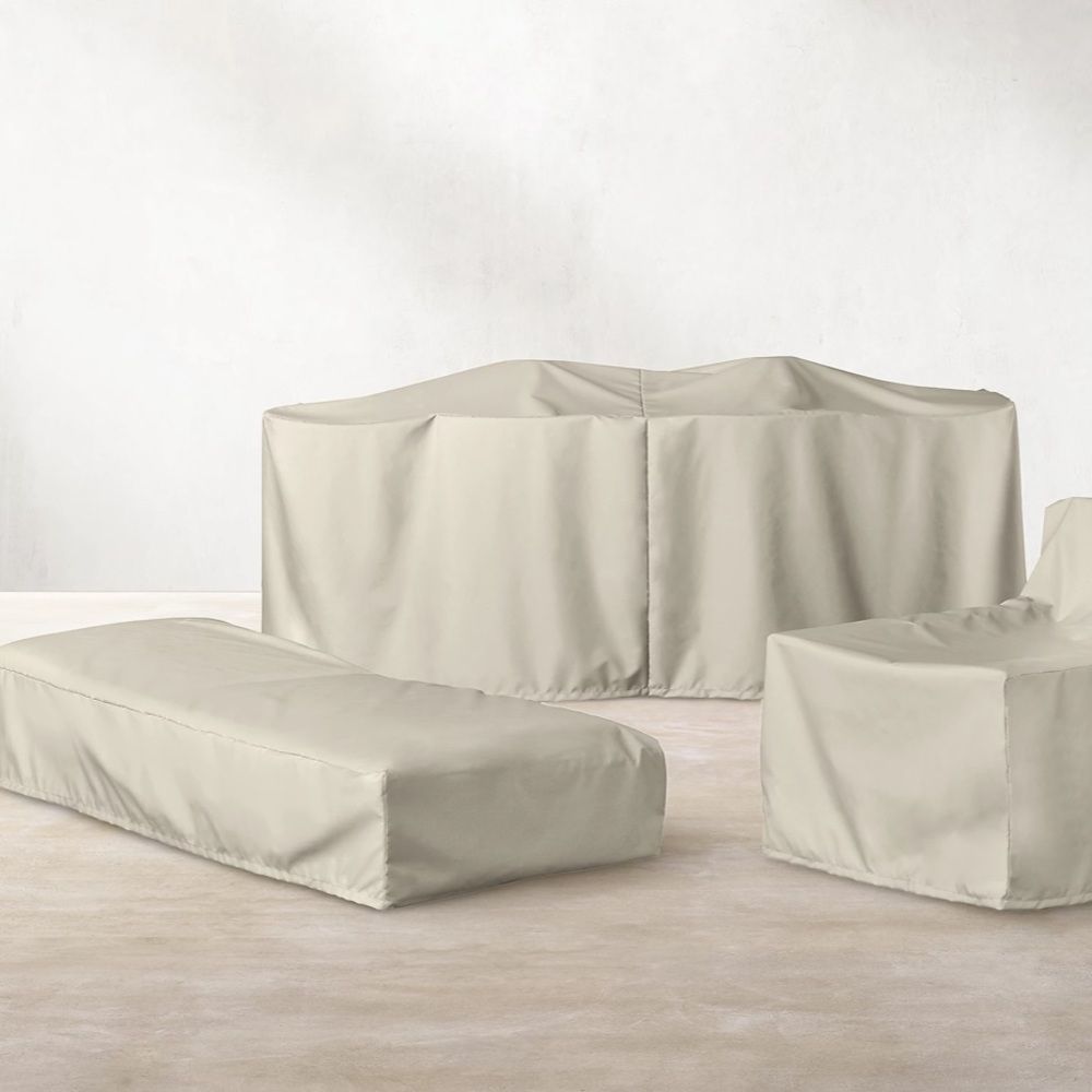 KLISMOS OUTDOOR FURNITURE COVER RESTORATION HARDWARE LOUNGE CHAIR color sand - Picture 3 of 7